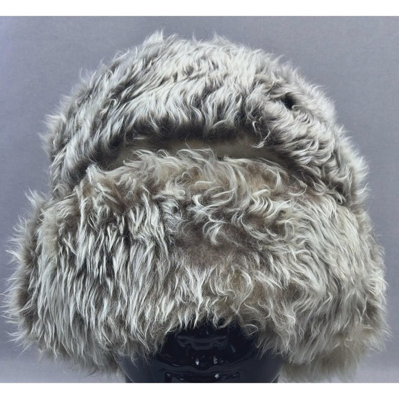 Vintage Dyed Tuscan Lamb Fur Hat Women Made in Italy Winter One Size
